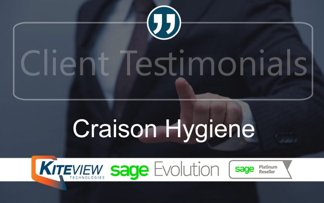 Client Testimonial – Craison Hygiene
