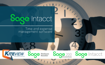 Sage Intacct time and expense management software
