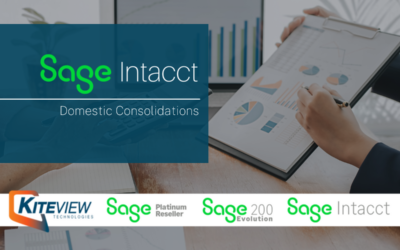Sage Intacct Domestic Consolidations