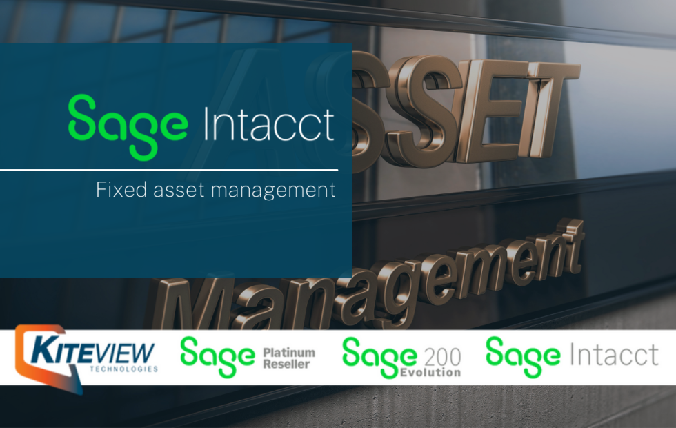 Sage Intacct Fixed Asset management software